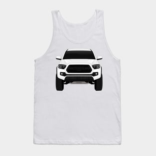 Toyota Tacoma WHITE Tank Top